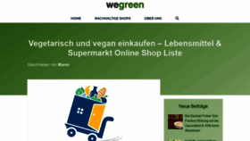 What Vegetarisch-einkaufen.de website looked like in 2020 (3 years ago)