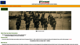 What Vermontcivilwar.org website looked like in 2020 (3 years ago)