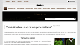 What Visele.ro website looked like in 2020 (3 years ago)