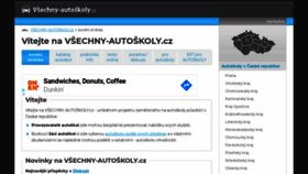 What Vsechny-autoskoly.cz website looked like in 2020 (3 years ago)