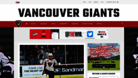 What Vancouvergiants.com website looked like in 2020 (3 years ago)