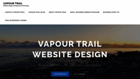 What Vapourtrail.biz website looked like in 2020 (3 years ago)