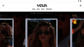 What Veuxeyewear.com website looked like in 2020 (3 years ago)