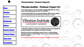 What Vibration.org website looked like in 2020 (5 years ago)