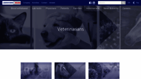What Vet.labo.lu website looked like in 2020 (3 years ago)