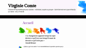 What Virginiecomte-psy.fr website looked like in 2020 (3 years ago)
