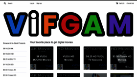 What Vifgam.com website looked like in 2020 (3 years ago)