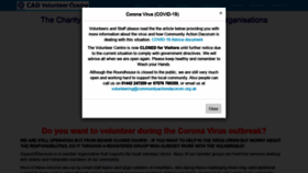 What Volunteerdacorum.org website looked like in 2020 (3 years ago)