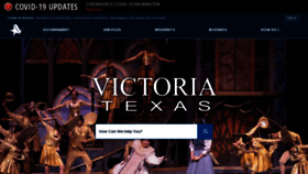 What Victoriatx.org website looked like in 2020 (3 years ago)