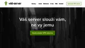 What Vas-server.cz website looked like in 2020 (3 years ago)