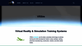 What Vrsim.com website looked like in 2020 (3 years ago)
