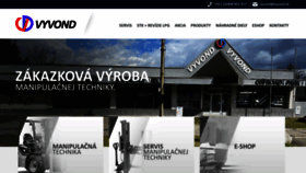 What Vyvond.sk website looked like in 2020 (3 years ago)