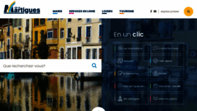 What Ville-martigues.fr website looked like in 2020 (3 years ago)