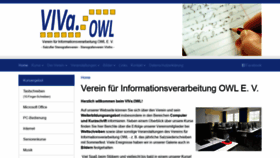 What Vivaowl.net website looked like in 2020 (3 years ago)