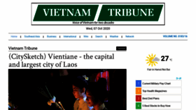 What Vietnamtribune.com website looked like in 2020 (3 years ago)