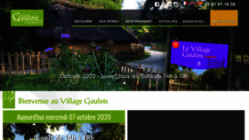 What Village-gaulois.org website looked like in 2020 (3 years ago)