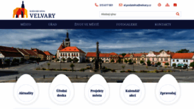 What Velvary.cz website looked like in 2020 (3 years ago)