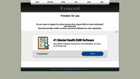 What Vsimcard.com website looked like in 2020 (3 years ago)