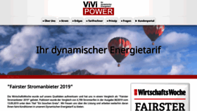 What Vivi-power.de website looked like in 2020 (3 years ago)
