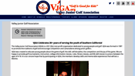 What Vjga.org website looked like in 2020 (3 years ago)