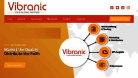 What Vibranic.com website looked like in 2020 (3 years ago)