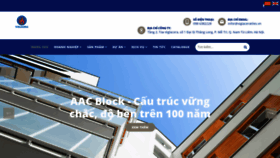 What Viglacera-aac.com.vn website looked like in 2020 (3 years ago)