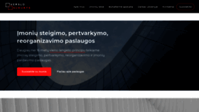 What Verslosukurys.lt website looked like in 2020 (3 years ago)