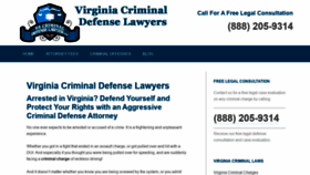 What Vacriminaldefenselawyer.com website looked like in 2020 (3 years ago)