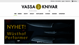What Vassaknivar.se website looked like in 2020 (3 years ago)