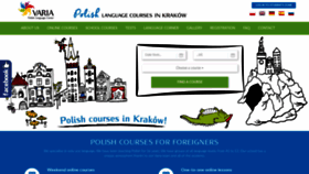 What Varia-course.com website looked like in 2020 (3 years ago)