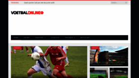 What Voetbalonline.nl website looked like in 2020 (3 years ago)
