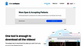 What Videooctopus.com website looked like in 2020 (3 years ago)