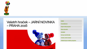 What Veletrh-hracek.cz website looked like in 2020 (3 years ago)