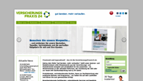 What Versicherungspraxis24.de website looked like in 2020 (3 years ago)