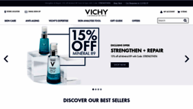 What Vichy.in website looked like in 2020 (3 years ago)