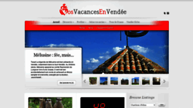 What Vos-vacances-en-vendee.fr website looked like in 2020 (3 years ago)