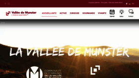 What Vallee-munster.eu website looked like in 2020 (3 years ago)