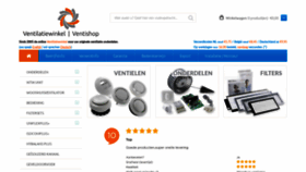 What Ventishop.eu website looked like in 2020 (3 years ago)