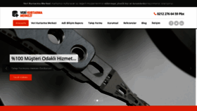 What Verikurtarmamerkezi.com website looked like in 2020 (3 years ago)