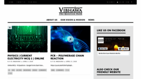 What Vibhawa.com website looked like in 2020 (3 years ago)