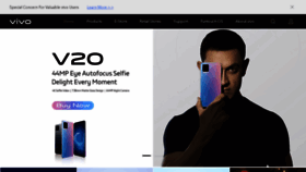 What Vivo.com website looked like in 2020 (3 years ago)