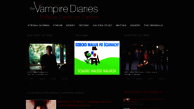 What Vampirediaries.pl website looked like in 2020 (3 years ago)