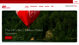 What Virginballoonflights.co.uk website looked like in 2020 (3 years ago)