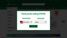 What Vitatra.com website looked like in 2020 (3 years ago)