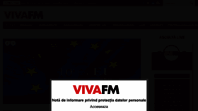 What Vivafm.ro website looked like in 2020 (3 years ago)