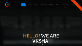 What Vksha.com website looked like in 2020 (3 years ago)