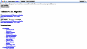 What Villanuevadealgaidas.es website looked like in 2020 (3 years ago)