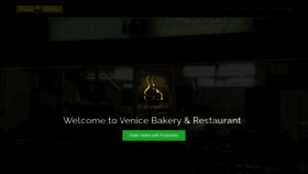 What Venicebakeryandrestaurant.com website looked like in 2020 (3 years ago)