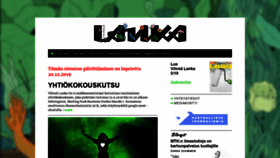 What Vihrealanka.fi website looked like in 2020 (3 years ago)