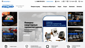 What Vodomer.ru website looked like in 2020 (3 years ago)